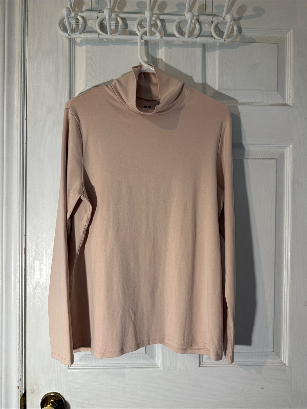 UNIQLO Women's Blush Turtleneck Long Sleeve